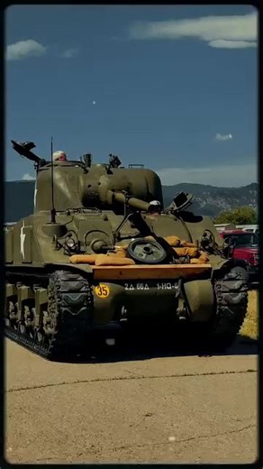 Meet the M4 Sherman - the steadfast heart of America's armored forces during WWII. Named after Civil War General William Tecumseh Sherman, this medium tank became a symbol of Allied determination and American ingenuity. Reliable, battle-tested, and mass-produced by the thousands, the Sherman carried our troops through Europe and the Pacific, playing a vital role in securing victory. 🪖 This past summer, we were honored to have this incredible piece of history join us at the Boulder Airport. Seei