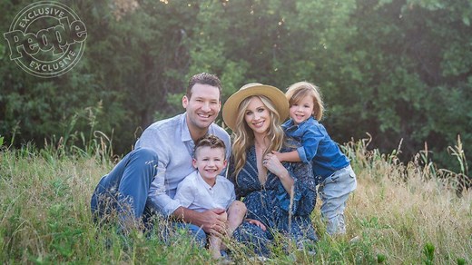 Tony Romo and pregnant wife Candice Crawford Romo pose for stunning maternity shoot. http://peoplem.ag/uDskLgV | People