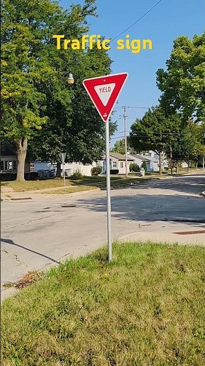 What Does A YIELD SIGN Tell You To Do? #trafficsigns