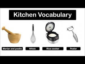 Kitchen Vocabulary in English