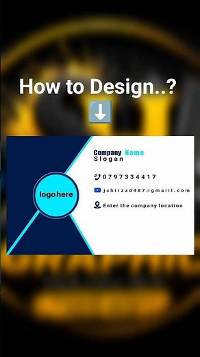 Modern Business Card Design in Photoshop | Professional Corporate Card Tutorial. #adit