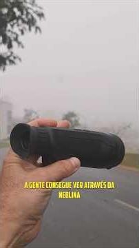 The FLIR sees through thick fog!