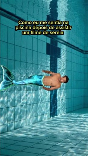 Como eu me sentia nadando na piscina