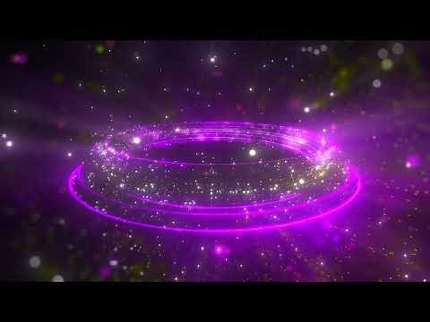 4K Purple Space Motion Background ║ HD Morphing Stars Ring ► Relaxing Screensaver