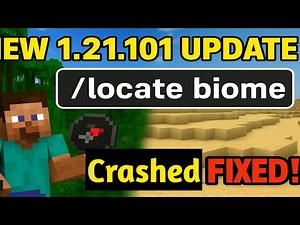 🔥Minecraft 1.21.101 Update – How to Use Locate Biome Command in Bedrock!