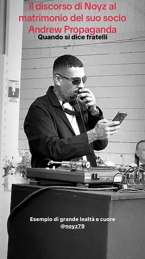 Discorso di Noyz al matrimonio del suo socio di una vita Andrew Propaganda #noyznarcos #truceklan #truceboys #andrewpropaganda #sposi #justmarried