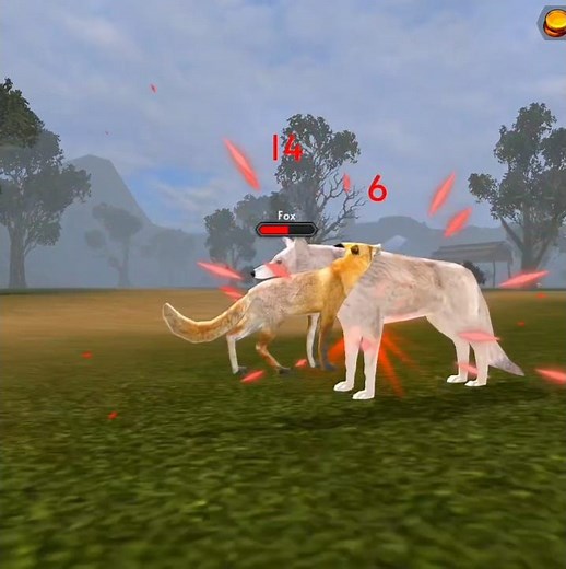 Angry White Wolf 🐺 V's Crazy Fox 🦊 The Wolf Simulator