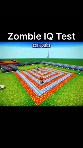 Zombie IQ Test | #minecraft #minextime #trending #shorts