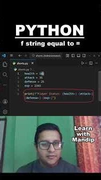 Python's Debug Print Shortcut! 🐛