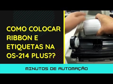 Como Colocar Ribbon e Etiqueta na OS-214 Plus da Argox?