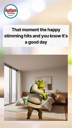 When the vibe is finally right, and nothing’s overwhelming for once 🙌💚 You just sit back like… yep, today we ride this feeling 🥹 👉 Learn more and get your free issue of Autism Parenting Magazine today! https://autism.ws/FREE-mag-issue #AutismParenting #HappyStimming #NeurodivergentJoy