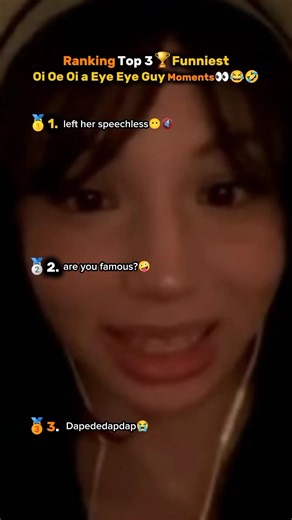 Ranking Top 3 Funniest Oe Oi Oe a Eye Eye Guy Moments🔥🔇😶🤣#funny #omegle