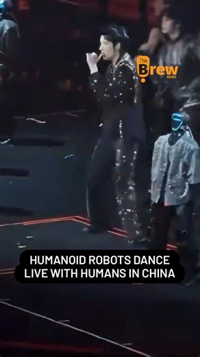Humanoid Robots Dance Live With Humans in China This isn’t science fiction — it’s real life in China Humanoid robots performed as backup dancers alongside humans at a live concert, moving in perfect sync. Developed by Chinese robotics company Unitree, these are G1 humanoid robots, showcasing just how fast robotics and AI are reshaping entertainment. The future isn’t coming — it’s already on stage. #thebrewnews #Robots #HumanoidRobots #ChinaTech #FutureIsNow | Thebrewnews