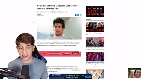 Cobra Kai star Xolo Mariduena to star in new 'Blue Beetle' superhero movie!