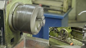 Forward and reverse lathe chuck 2 view in 1 video