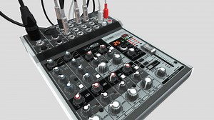 Behringer Audio Mixer - Download Free 3D model by ustoopia