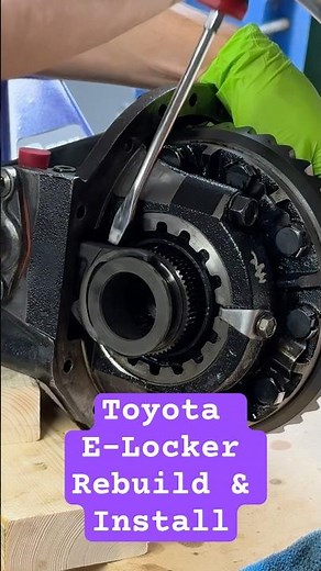 Rebuilding & Installing An E-Locker Axle For My Tacoma! Full Video On My Channel #toyota #tacoma