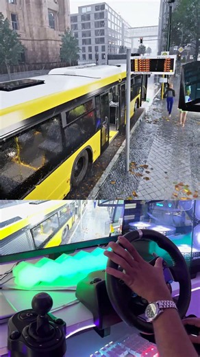 The Bus - Most Realistic Heavy Rain Bus Ride | Steering Wheel Gameplay | Mallu Garage 2.0