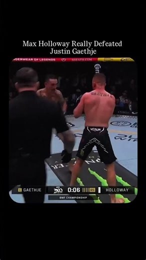 Max Holloway Really Put Him Down🔥💀 #shorts
