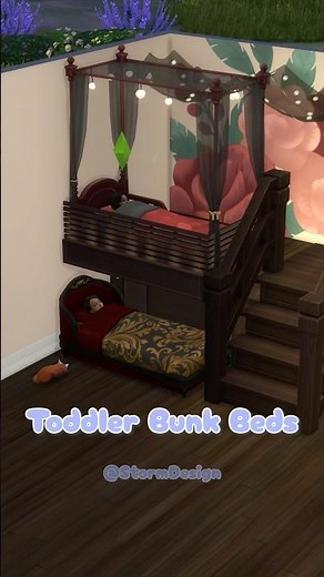 Toddler Bunk Bed | NO Basement Trick | Sims 4 | No CC ad