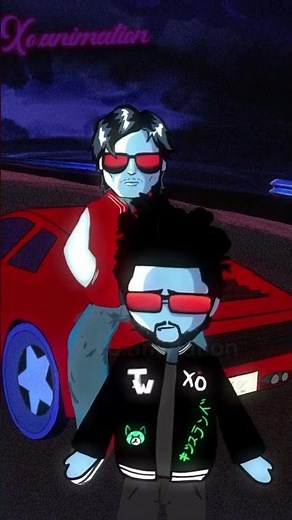 The Weeknd & Kavinsky - Odd Look (Animation MV) 🖌️ by @xo.animation04