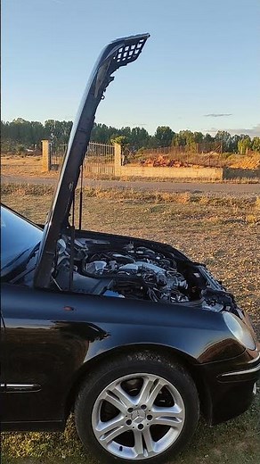 Apertura 90 grados capot Mercedes Benz Un lujo 😏