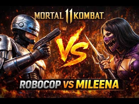 Mortal Kombat 11 RoboCop vs Mileena Intense Player Match Highlights #mortal