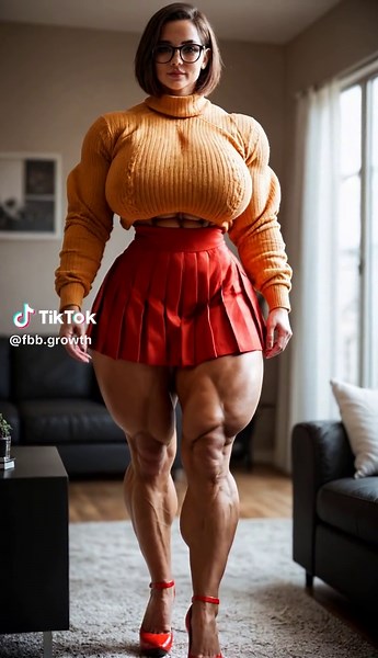 Do you want to see what your “little friend” has become? Time to step closer and follow my lead. Join my Patreon for much more. #fmg #femalemuscle #dominance #confidenceiskey