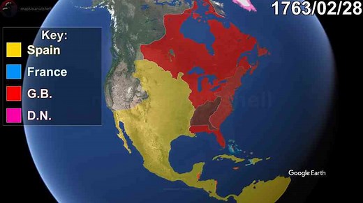 Mapping the colonization of North America day by day
