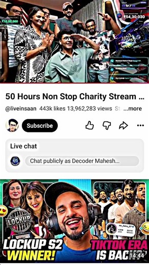 trigger insaan live || 50 hour live || Assam flood #triggeredinsaan #assamnews #assam #shorts