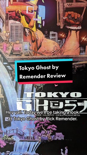 yuhoo comic review - Tokyo Ghost by Rick Remender #tokyoghost #rickremender #seanmurphy #imagecomics #indiecomics #comictok #graphicnovelrecommendation #omnibus