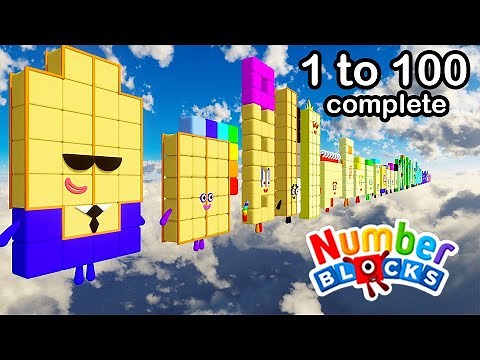 All Numberblocks 1 to 100! Complete!