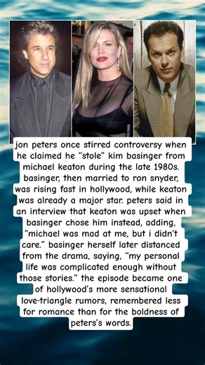 Jon Peters says he ‘stole’ Kim Basinger from Michael Keaton #shorts #shortsfeed