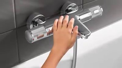 27K views · 23 reactions | With our brand new Grohtherm 1000 Performance thermostat with ProGrip, you can enjoy perfect control and precision under the shower – even with soapy hands. Thanks to its CoolTouch technology, the body never exceeds your shower temperature. | GROHE | Facebook