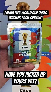 NEW* PANINI FIFA WORLD CUP 2026 STICKER PACK OPENINGS! #panini #fifaworldcup2026 #paninistickers