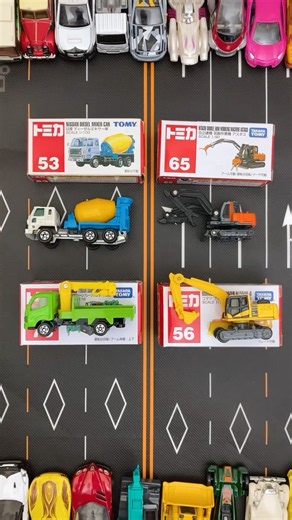 Do All Construction Vehicles Match the Boxes?!🚧 Matching Tomica with Box