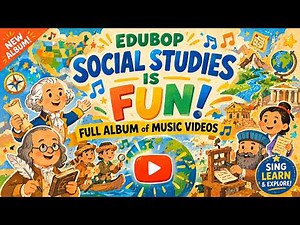 Social Studies is Fun | FULL ALBUM of Music Videos | Learn and Sing About History, Geography & More