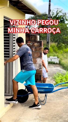 Vizinho fez isso