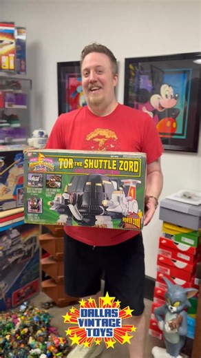Dallas Vintage Toys on Instagram: "Check out Tor the Shuttle Zord! This massive Power Rangers Zord is a powerhouse from the Mighty Morphin era — and it’s ready to roll into your collection! #PowerRangers #TorTheShuttleZord #VintageToys"