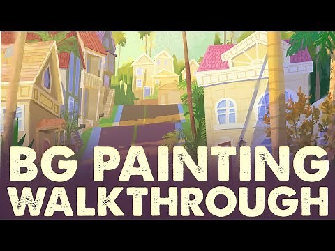 Background Painting Walkthrough for Animation