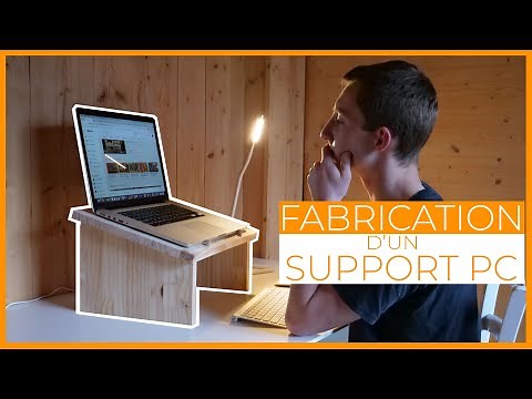 COMMENT FABRIQUER UN SUPPORT POUR ORDINATEUR PORTABLE ? | Tutoriel projet en bois