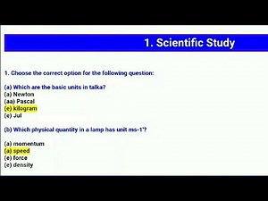 Class 10 science: Unit 1: Scientific Study Exercise || Hurdle Edu