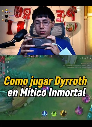 Como Jugar Dyrroth en Mítico Inmortal 🤫 #mobilelegendsbangbang #ml #dyrrothtiktok #dyrroth #eidrian5
