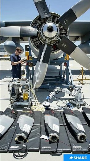 Robot arm assisting the crew? Next-gen tech #Robotics #Propeller #MilitaryTech #fyp #shorts