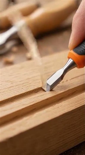 Micro Bench Chisel Carves Perfect Grooves With Fingertip Control