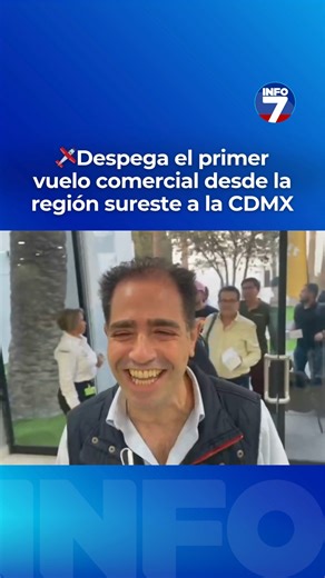 🛩️La conectividad aérea da un paso histórico con el primer vuelo comercial que enlaza la región de Coahuila con la Ciudad de México, impulsando el turismo y la economía local. 📹🎙️: Christyan Estrada #INFO7 #Coahuila #reportaje | INFO7 Coahuila