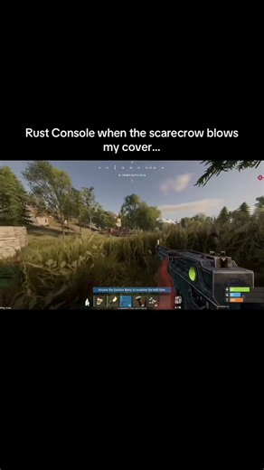 Rust Console when the scarecrow blows my cover…#shorts #rust #rustconsole