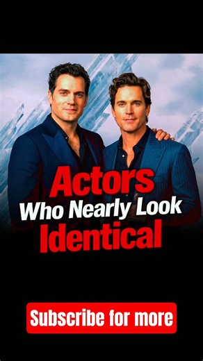 Actors Who Nearly Look Identical #actor #youtubeshorts