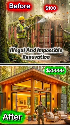 I Rebuilt a Trash Shipping Container into a Million-Dollar Modern Oasis 🛠️✨