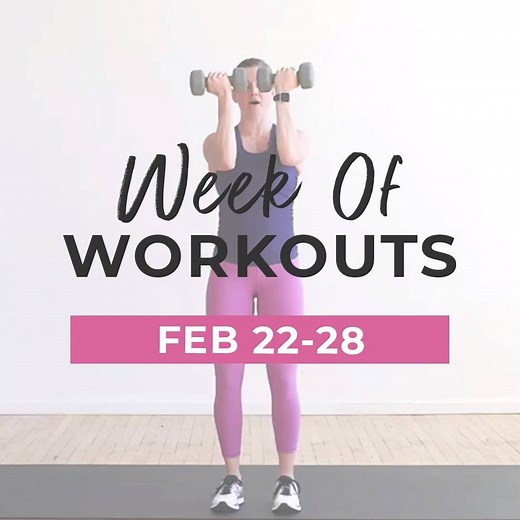 Lindsey Bomgren on Instagram: "⭐️ 𝟕-𝐃𝐚𝐲 𝗪𝐨𝐫𝐤𝐨𝐮𝐭 𝐏𝐥𝐚𝐧 𝐟𝐨𝐫 𝐓𝐇𝐈𝐒 𝗪𝐄𝐄𝐊, February 22nd - 28th⭐️⁣ ⁣————————————————— We're calling this week's challenge a "greatest hits" roundup of NML workouts -- combining some of my new (and old!) favorites on the blog! Did your favorite make the list? Stick with the plan, or add in some of our newer workouts to shake it up! If you need recommendations, comment below + I'll help you out! —————————————————— 𝐌𝐎𝐍𝐃𝐀𝐘: 30-Minute Toned Arm